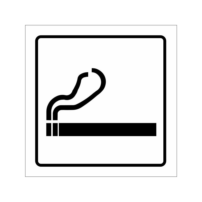 1570S-Cartel Permitido fumar - Referencia 1570S