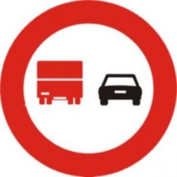 SYSSA - Adelantamiento prohibido para camiones - R306 - Tipo ECONÓMICA