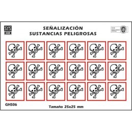 SYSSA - Tienda Online - Etiquetas adhesivas para envases  "Tóxico"
