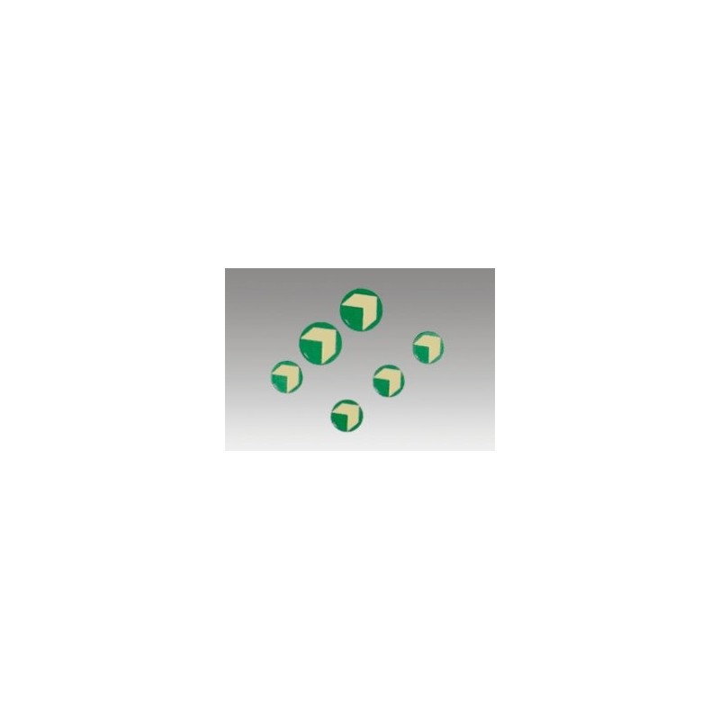 SYSA157467-Marcador circular fotoluminiscente-verde - CLASE B