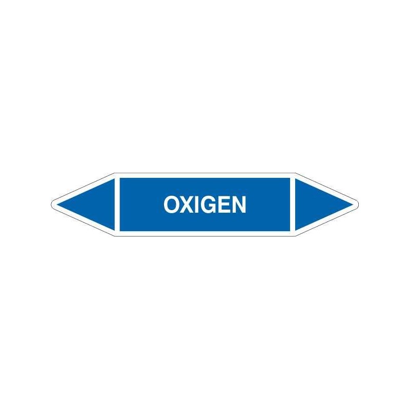 TUB00CT-Etiquetes canonades color Blau amb text Oxigen