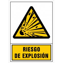 Senyal de Risc d'explosió -...