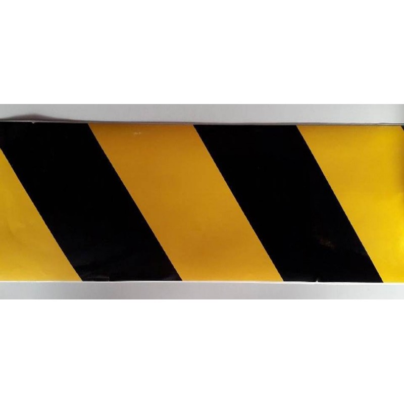 0TRP-Tira adhesiva de riesgo permanente Amarilla-Negra 990x100 mm