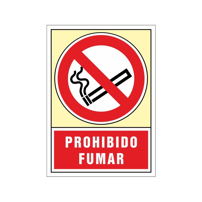 3001S-Senyal Prohibit fumar - Referència 3001S