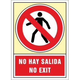 SYSSA,Señal No hay salida. No exit