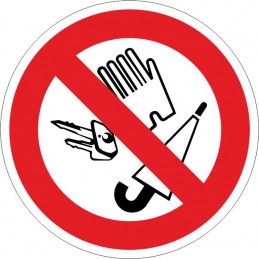 SYSSA,Señal Prohibido depositar objetos
