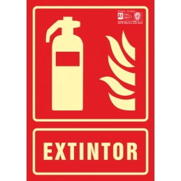 SYSSA - Tienda Online -  Señal Extintor 6015F SEÑALIZACION FOTOLUMINISCENTE