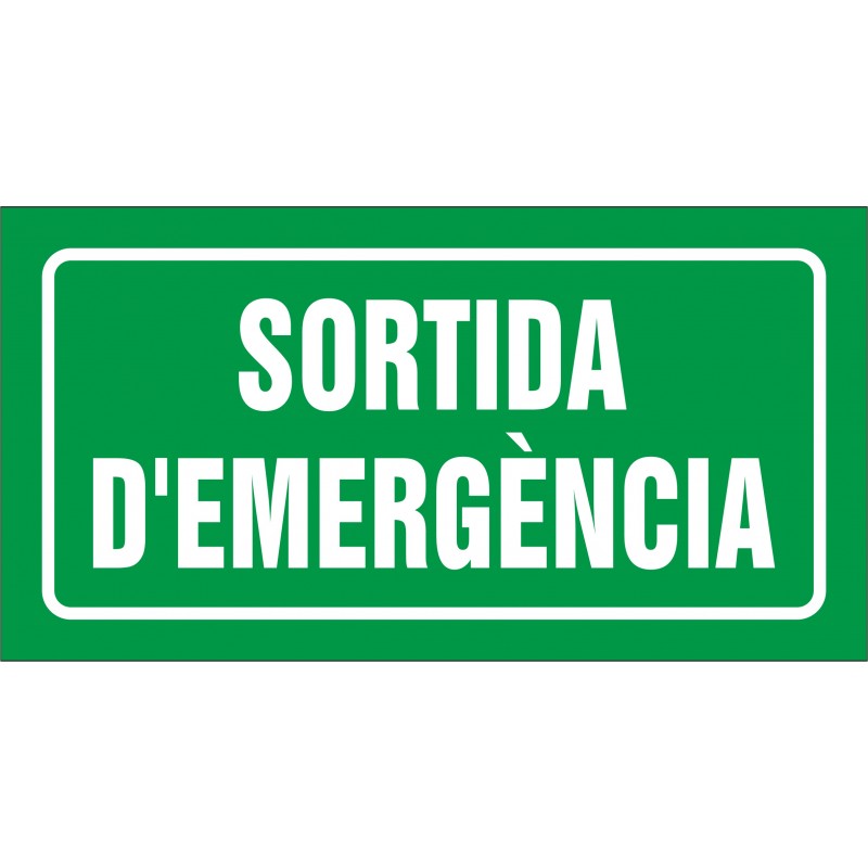 301-Sortida d'emergència - Referencia 301