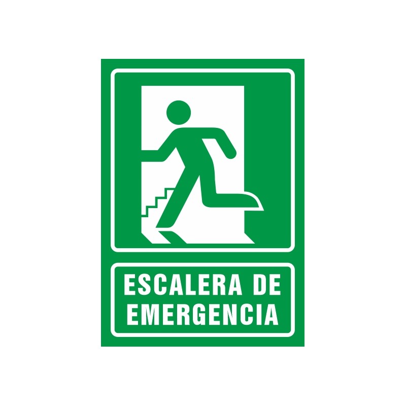SYSSA,Señal Escalera de emergencia