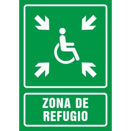 Señal Zona de Refugio -...