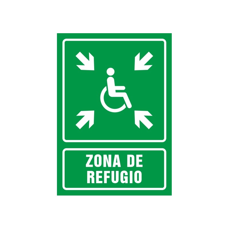 5101S-Señal Zona de Refugio - Referencia 5101S