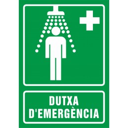 Senyal Dutxa d'emergència -...
