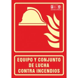 SYSSA - Señal Equipo y conjunto de lucha contra incendios - Fotoluminiscente