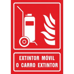 SYSSA - Tienda Online, Señal Extintor móvil o Carro extintor