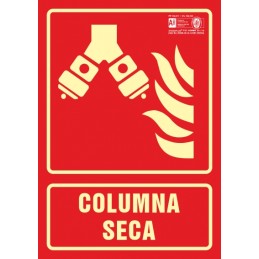 SYSSA - Señal Columna seca - Fotoluminiscente - Referencia 6068F