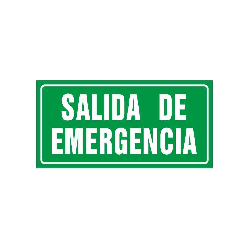 9070S-Señal Salida de emergencia 907029S - OFERTA