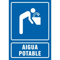 Senyal Aigua potable -...