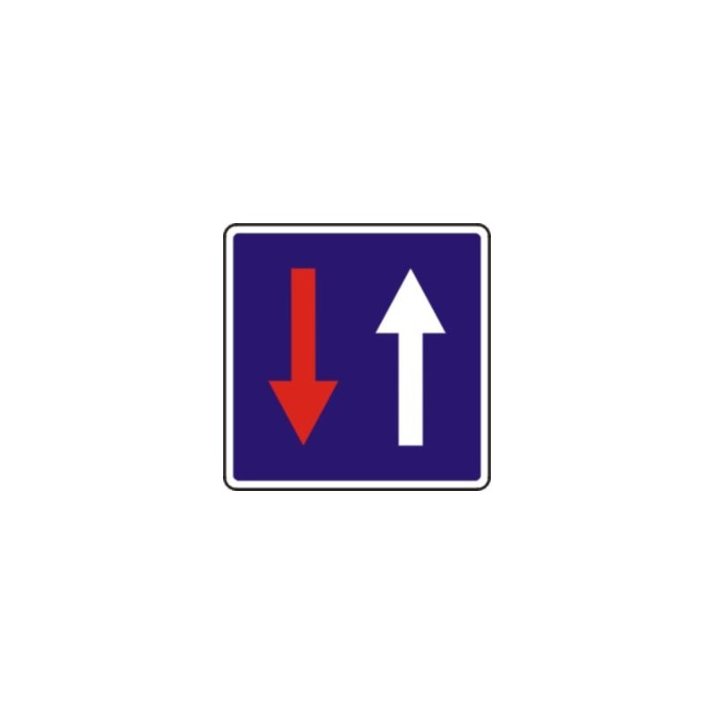 R6-Senyal Vial de Prioritat respecte al sentit contrari - Referència R6 - Tipus MOPT