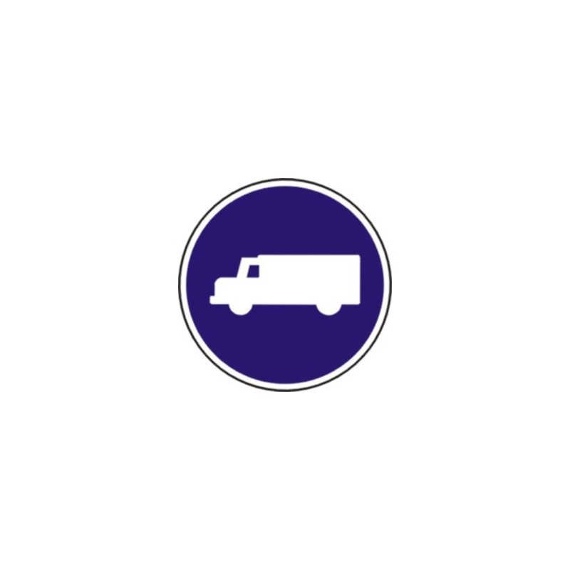 R406-Senyal de Calçada per a camions - R406 - Tipus MOPT
