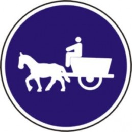 Camino para vehículos de tracción animal - R408 - Tipo MOPT