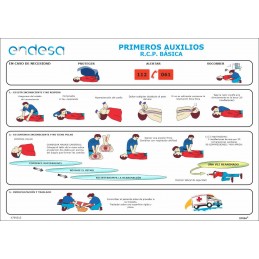 SYSSA Tienda Online - Cartel Primeros Auxilios de ENDESA - Referencia 4799315