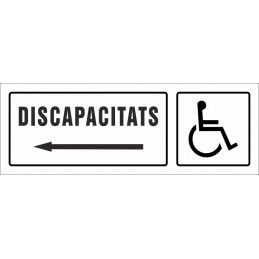 Cartell Discapacitats...