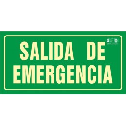 SYSSA -  Señal Salida de emergencia 907032F (UNE - 23034-2023)